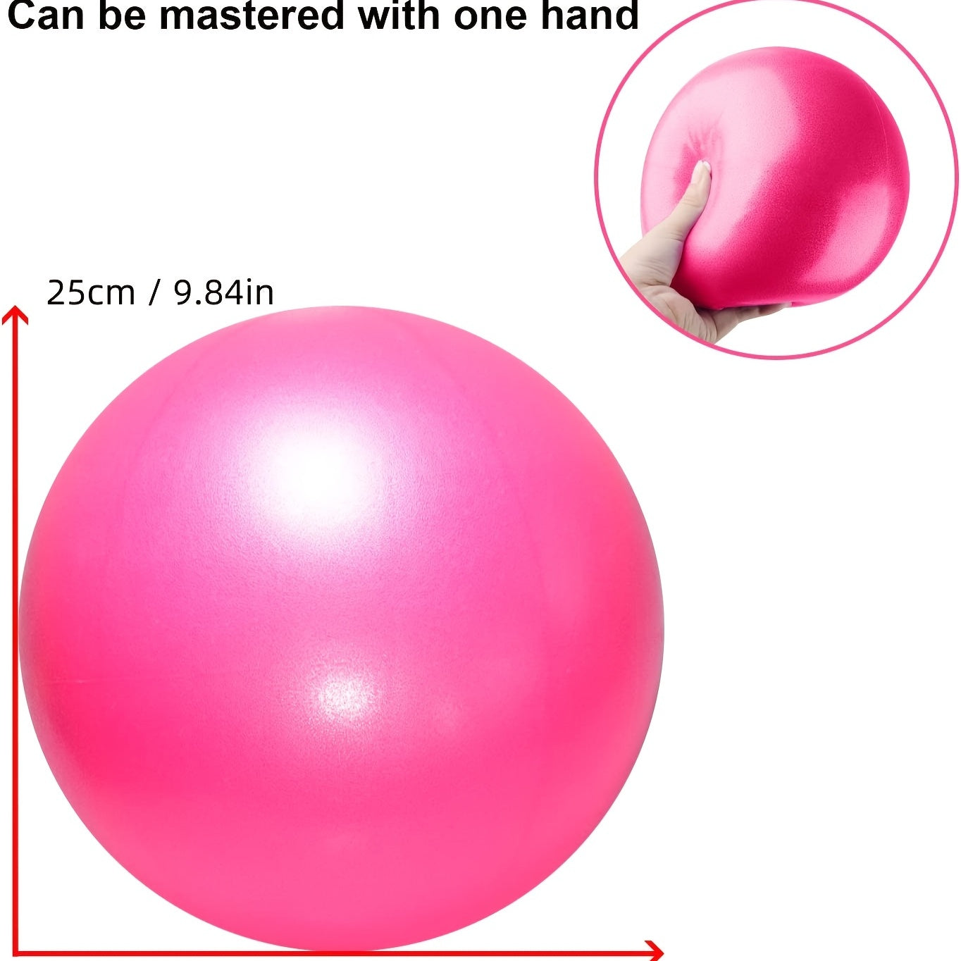 24 89 Cm Mini Yoga Pilates Ball Bender Home Gym Training Physical Therapy