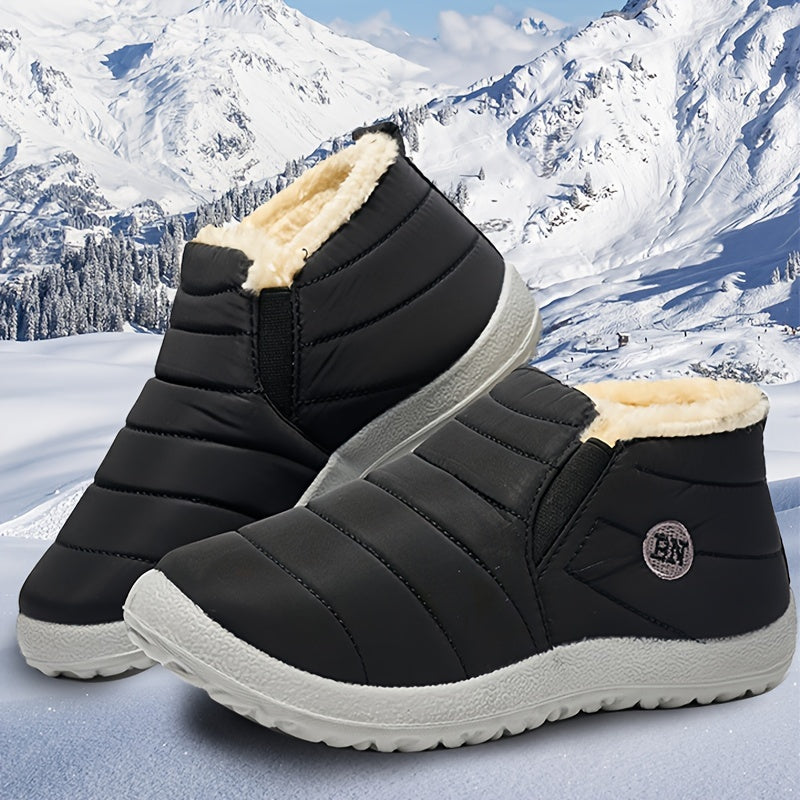 Women's Non slip Snow Shoes Lightweight Winter Ankle Shoes