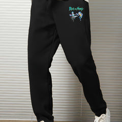 Men's Graphic Print Jogger Pants Stylish Casual Sweatpants