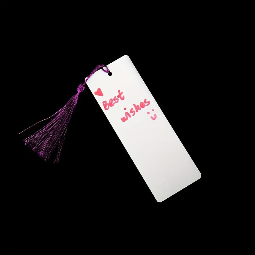 96 Piece DIY Gift Card Set Blank Tassel Bookmarks Gift Tags & Party Gift Cards