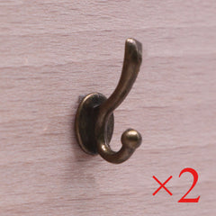 Mini Dollhouse Hooks Realistic Wall Hangers DIY Decor