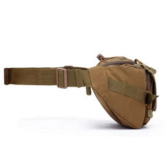 Men Waterproof Nylon Waist Fanny Pack Tactical Military Sport Army Bag