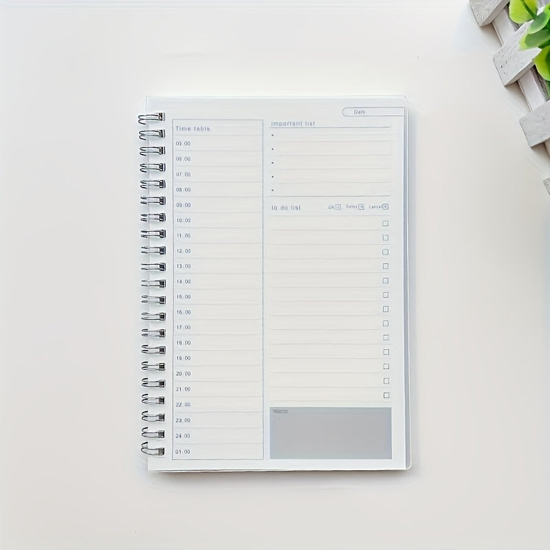 B6 Planner Scheduler Notebook 100 Pages