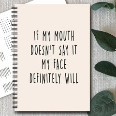 Funny Satire Spiral Notebook Journal 100 Pages Ideal Gift