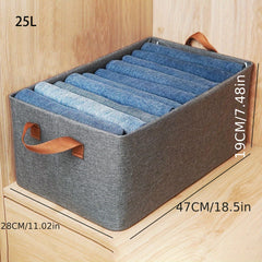 Fabric Storage Bins with Steel Frame - Closet Organizers