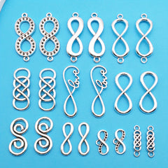 20pcs Zinc Alloy Charms Antique Silver Pendants for DIY Jewelry Making