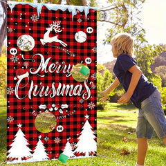 Christmas Party Sandbag Throwing Game Decoration