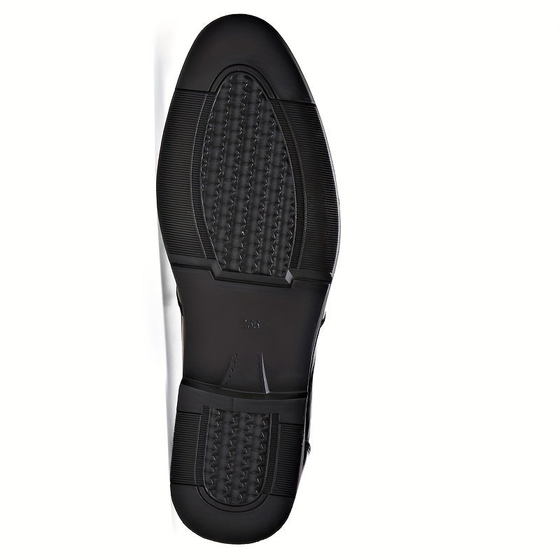 Men's Crocodile Embossed Oxford Shoes Dress Shoes For Wedding Business