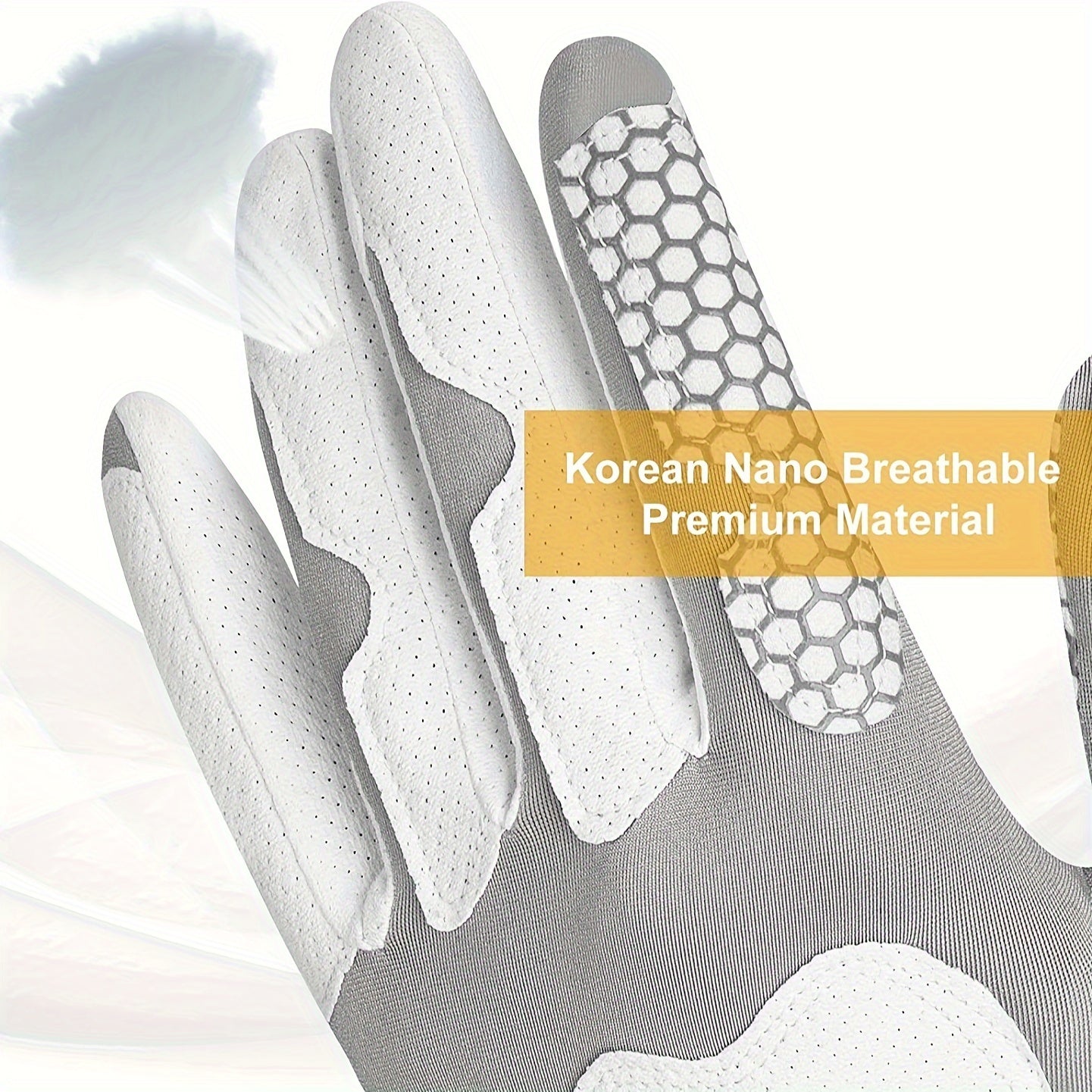 1 Pc Left Hand Golf Gloves Non Slip Breathable Gloves For Golfer