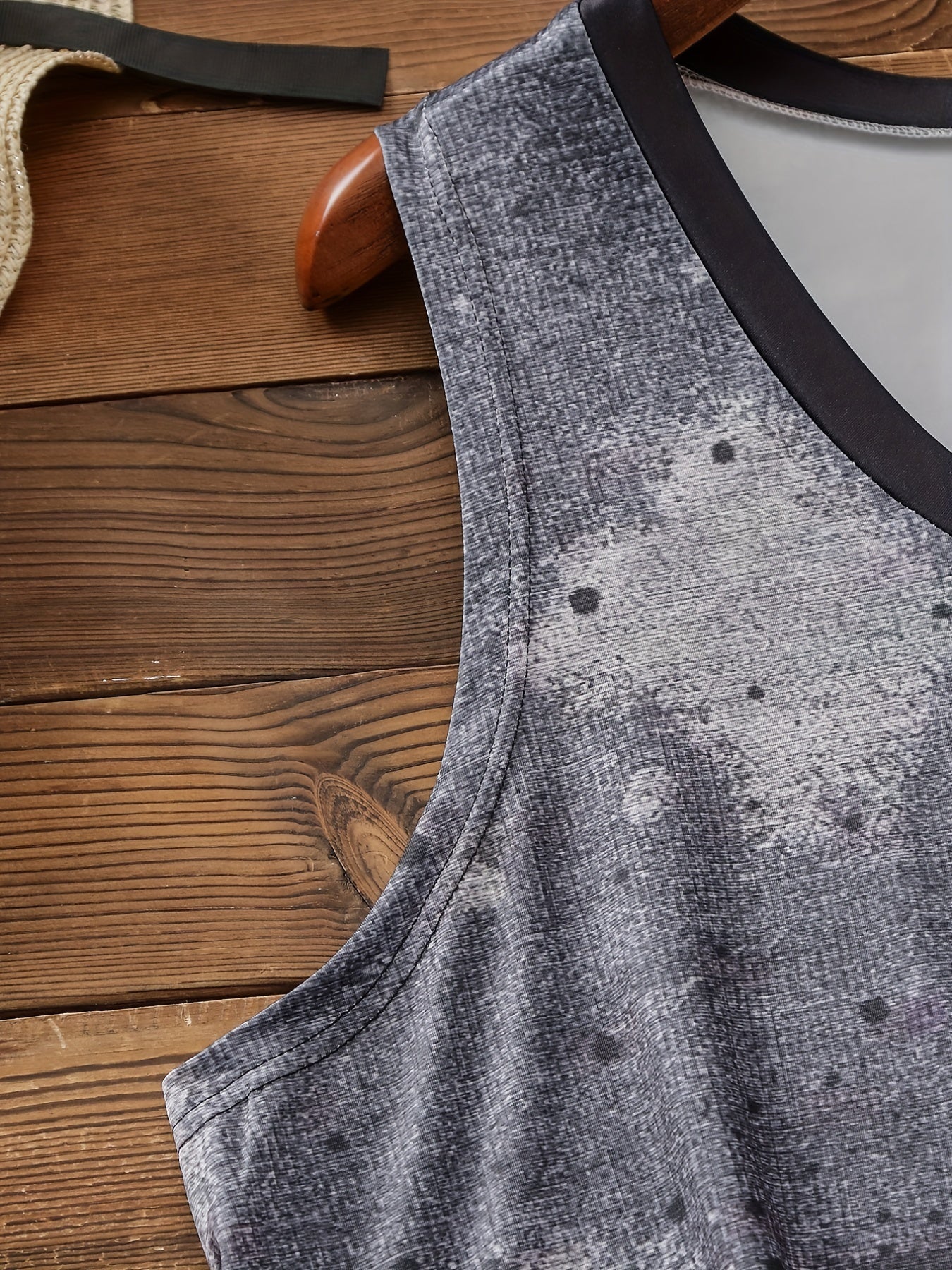  Colorblock Horse Print Tank Top