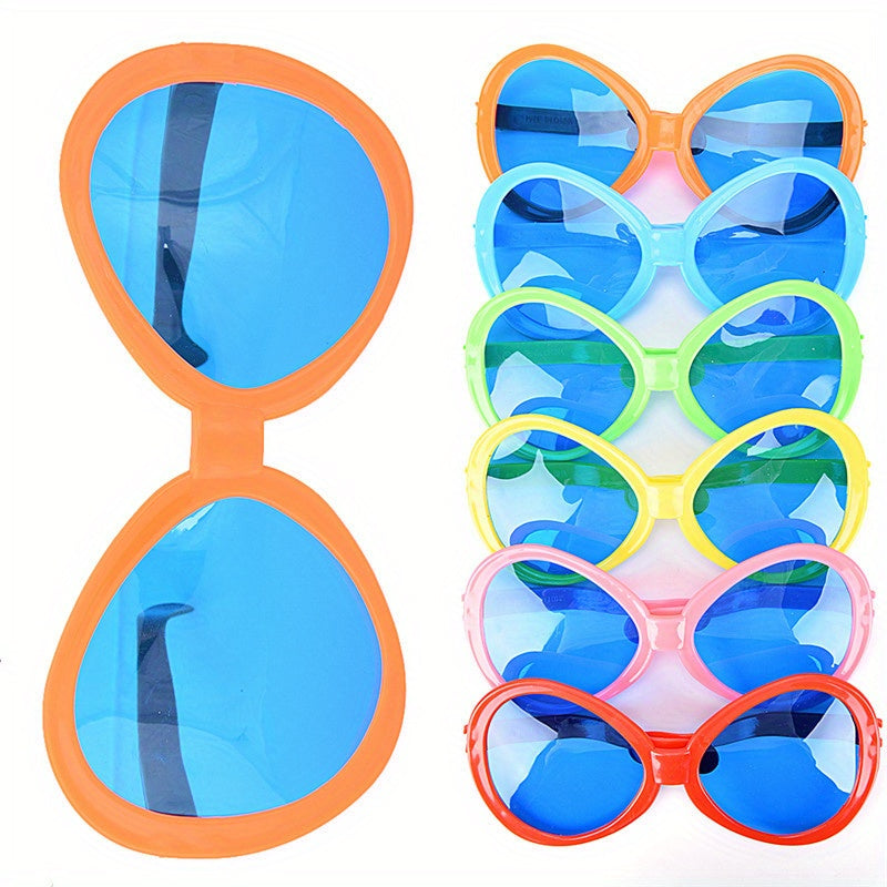 Oval Funny Sunglasses for Adults Kids Decorative Costume Party Accessory