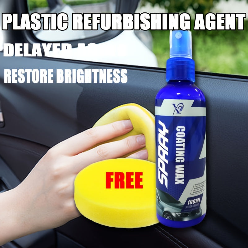 Plastic Repair Agent for Car Tires, Rubber Sponge Accessories - Gift Included