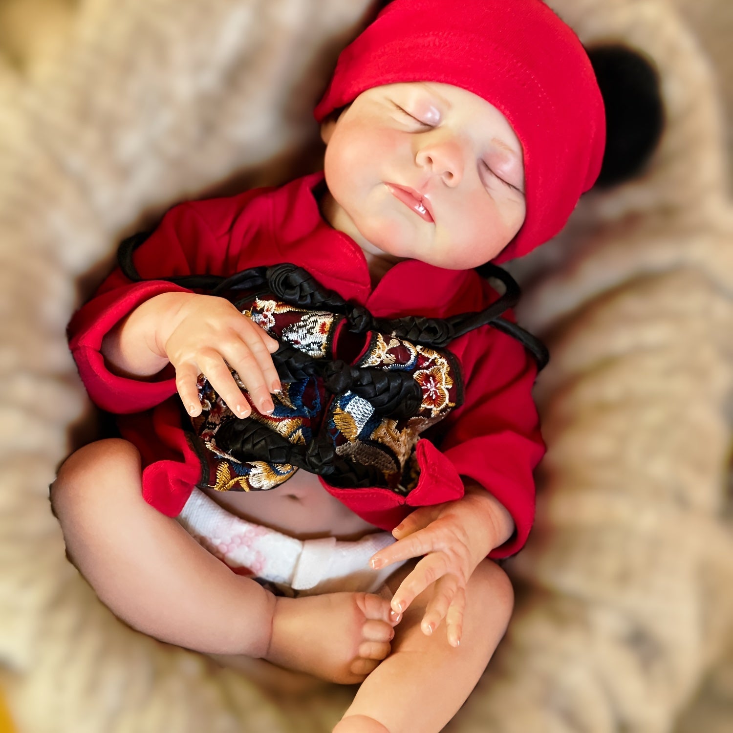 48cm Young Girl Reborn Doll Waterproof Soft Vinyl 3D Hand Painted