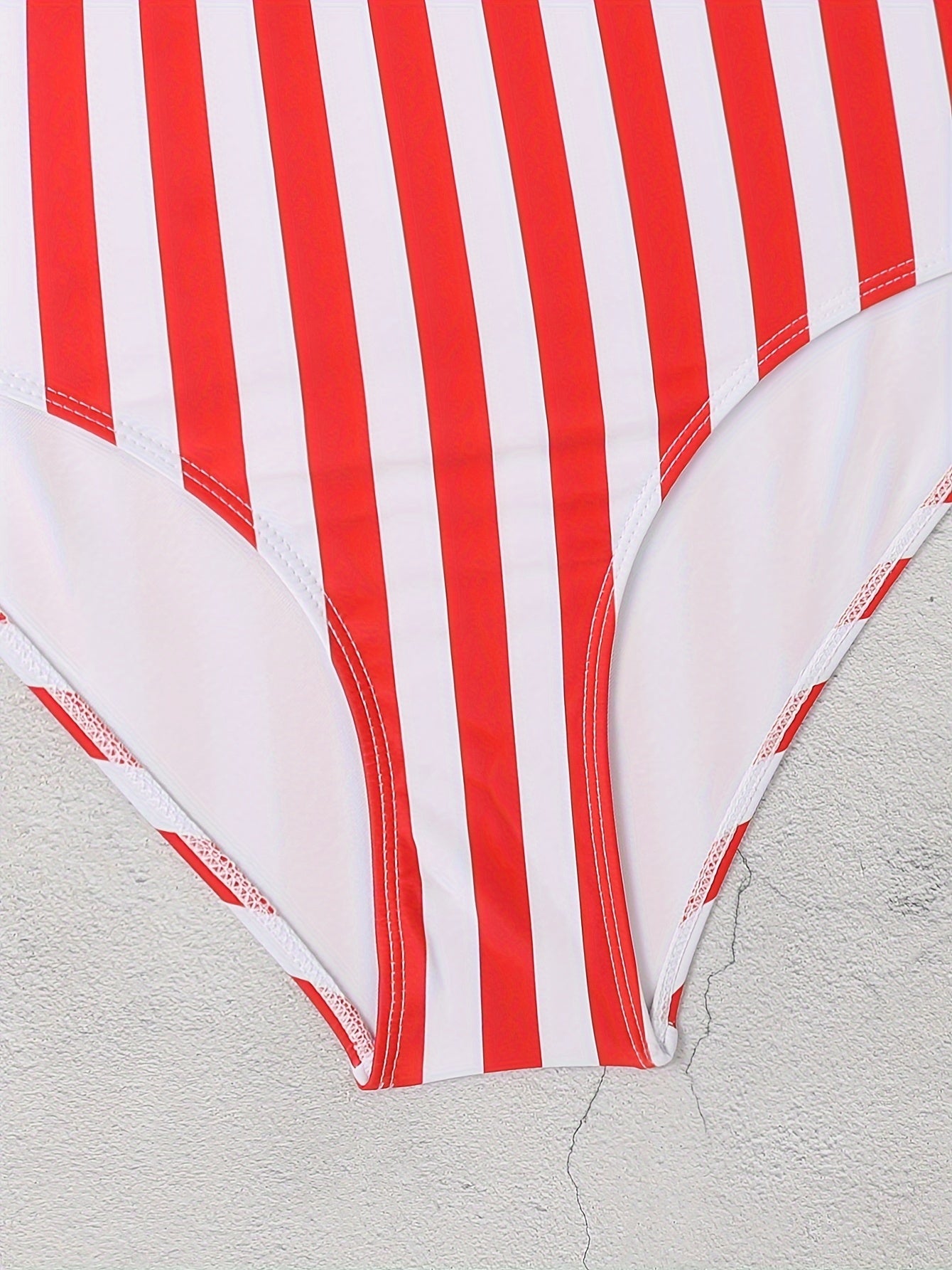  Star & Stripe Tie Side One Piece Swimsuit