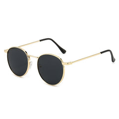 Round Polarized Sunglasses Vintage UV Protection