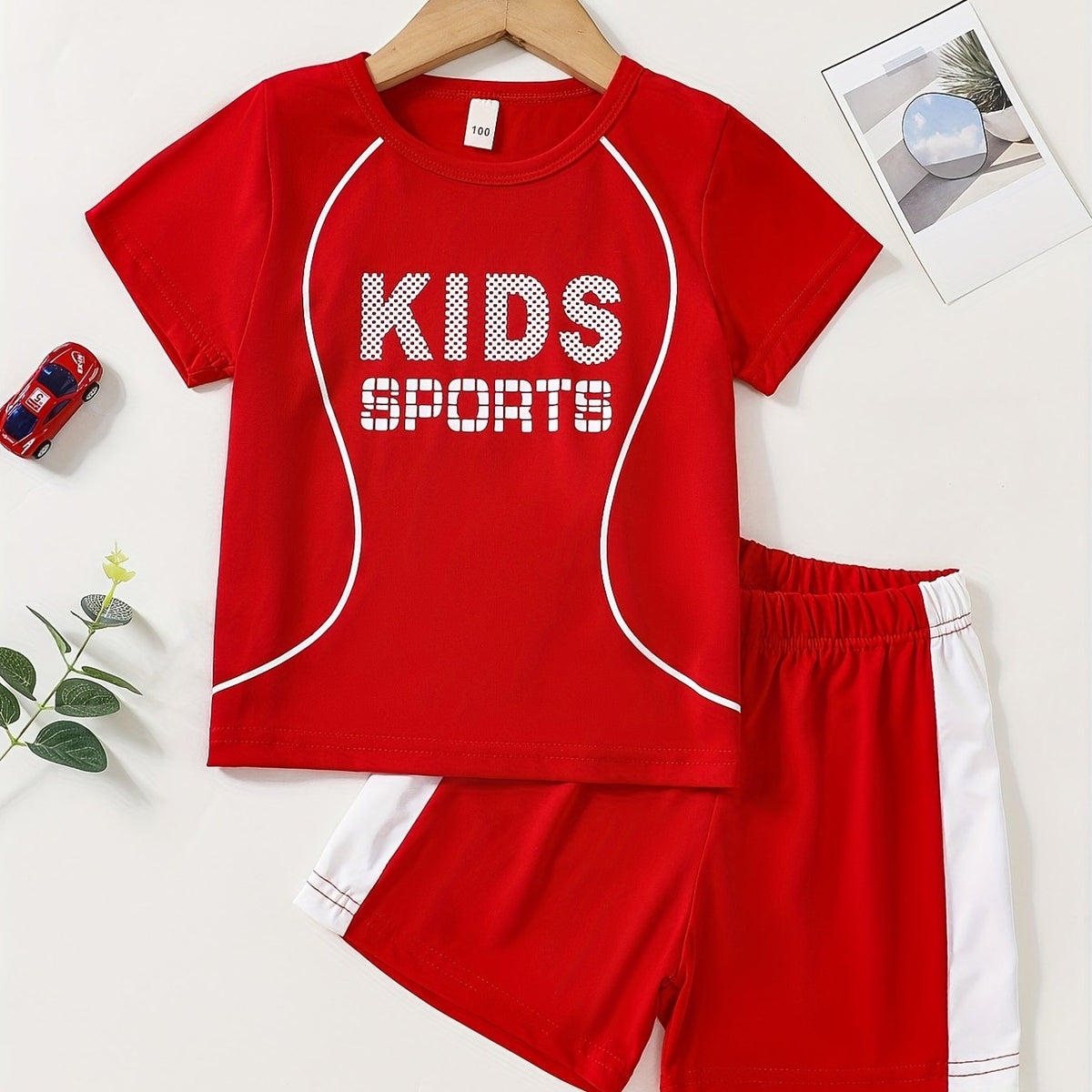 Boys Sports T shirt & Shorts Set for Summer