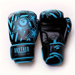 Boxing Gloves PU Leather Training Gloves Muay Thai Sandbag 8-12Oz