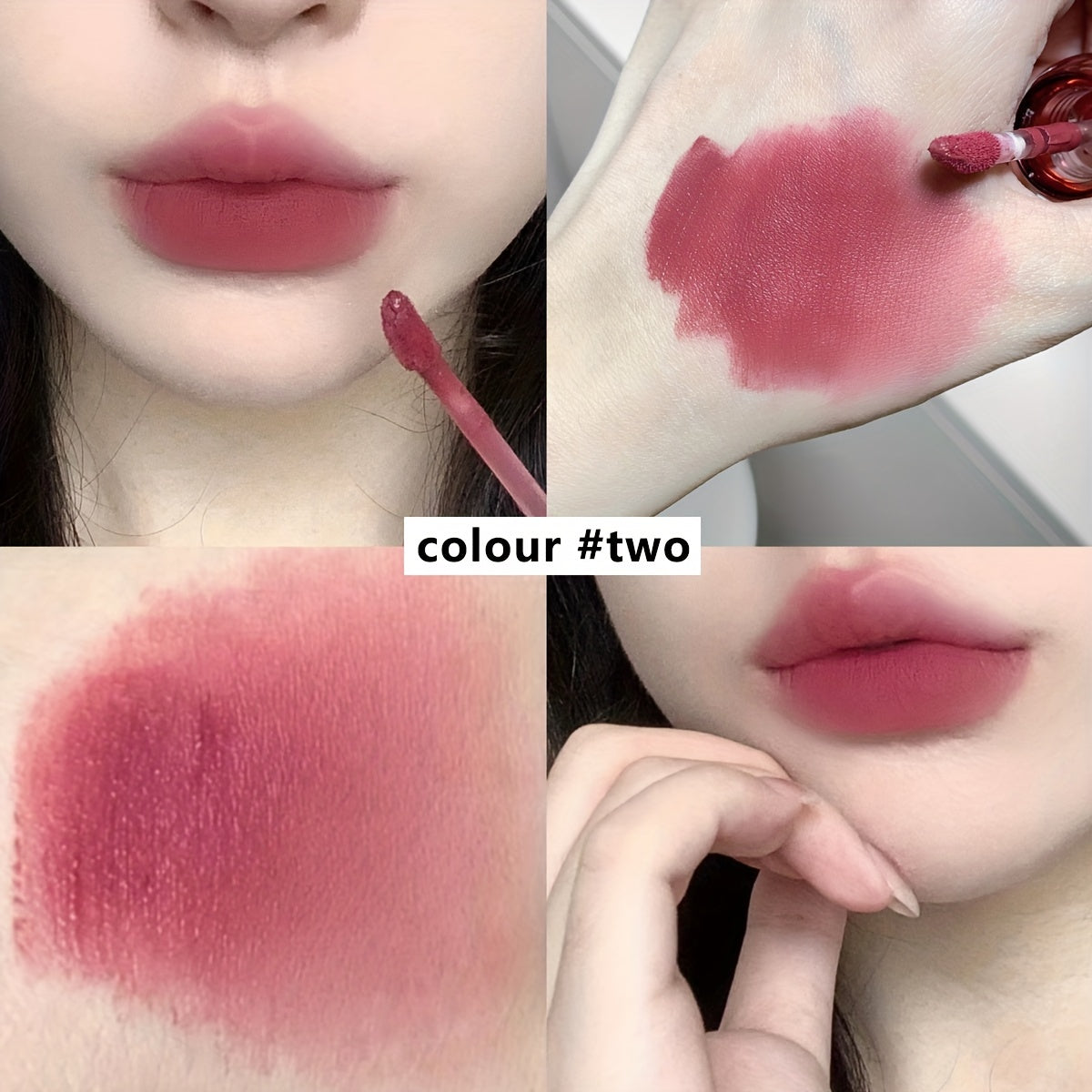 Irregular Art Matte Lip Glaze Long Lasting Waterproof