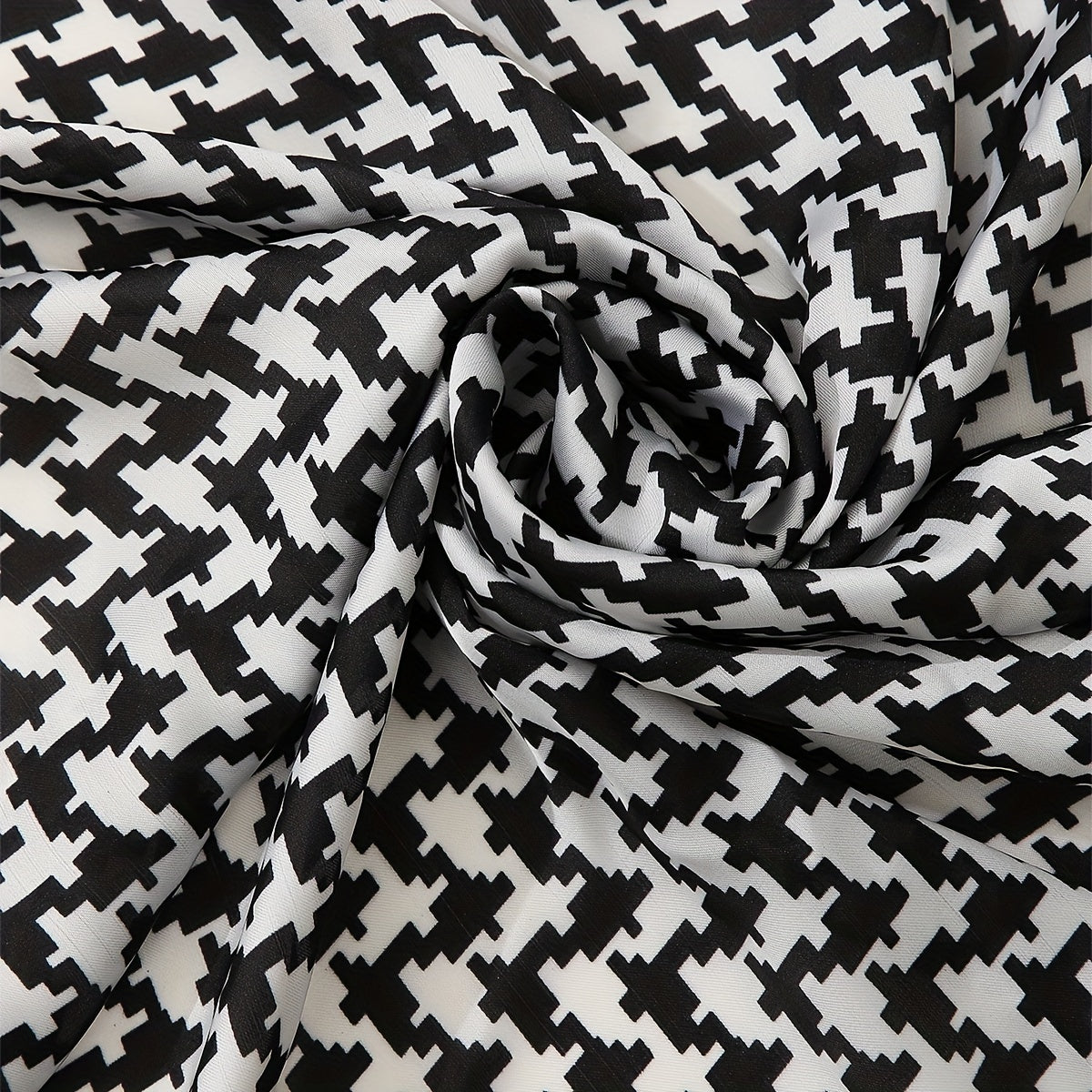 Houndstooth Scarf Shawl Wrap Head Wrap Gift For Mother