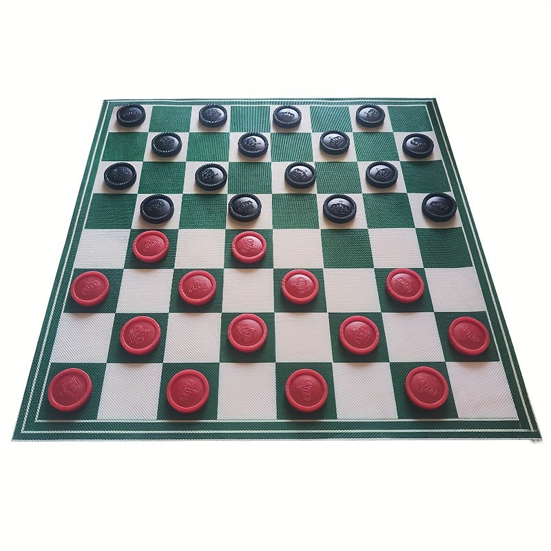 Checkerboard Game For Boys And Girls Interlocking Checkers&Backgammon