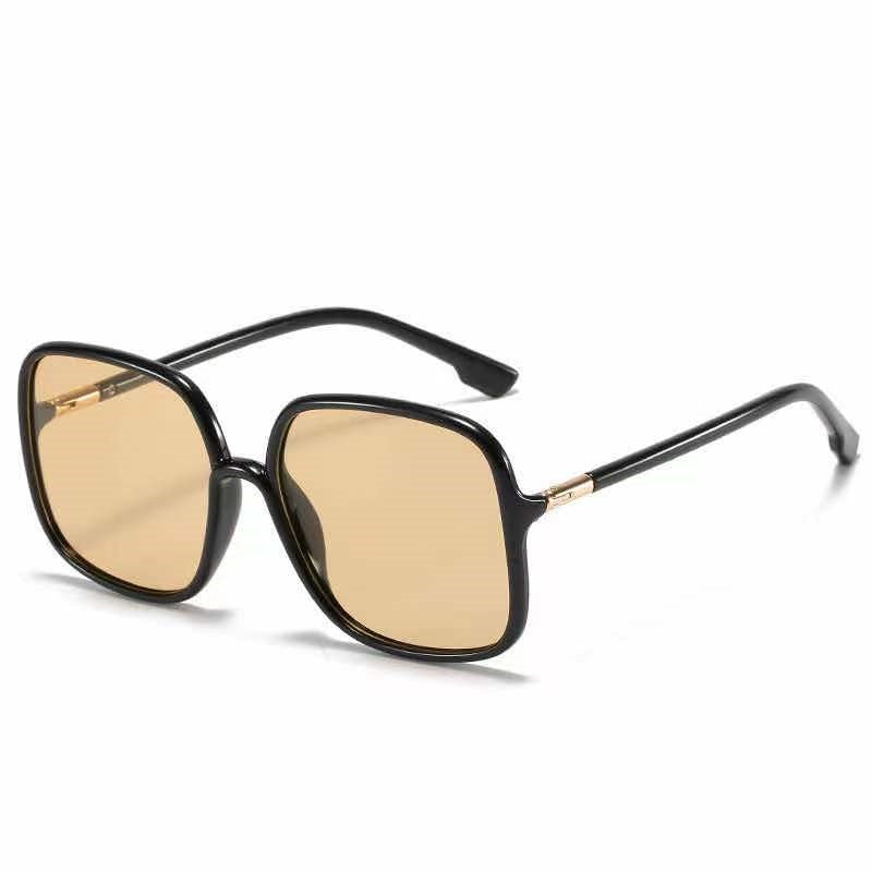 Oversize Frame Women's Sunglasses UV400 Vintage Square