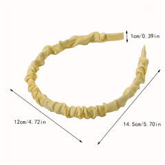 Women's Hair Hoop Crinkle Headband Hair Accessories