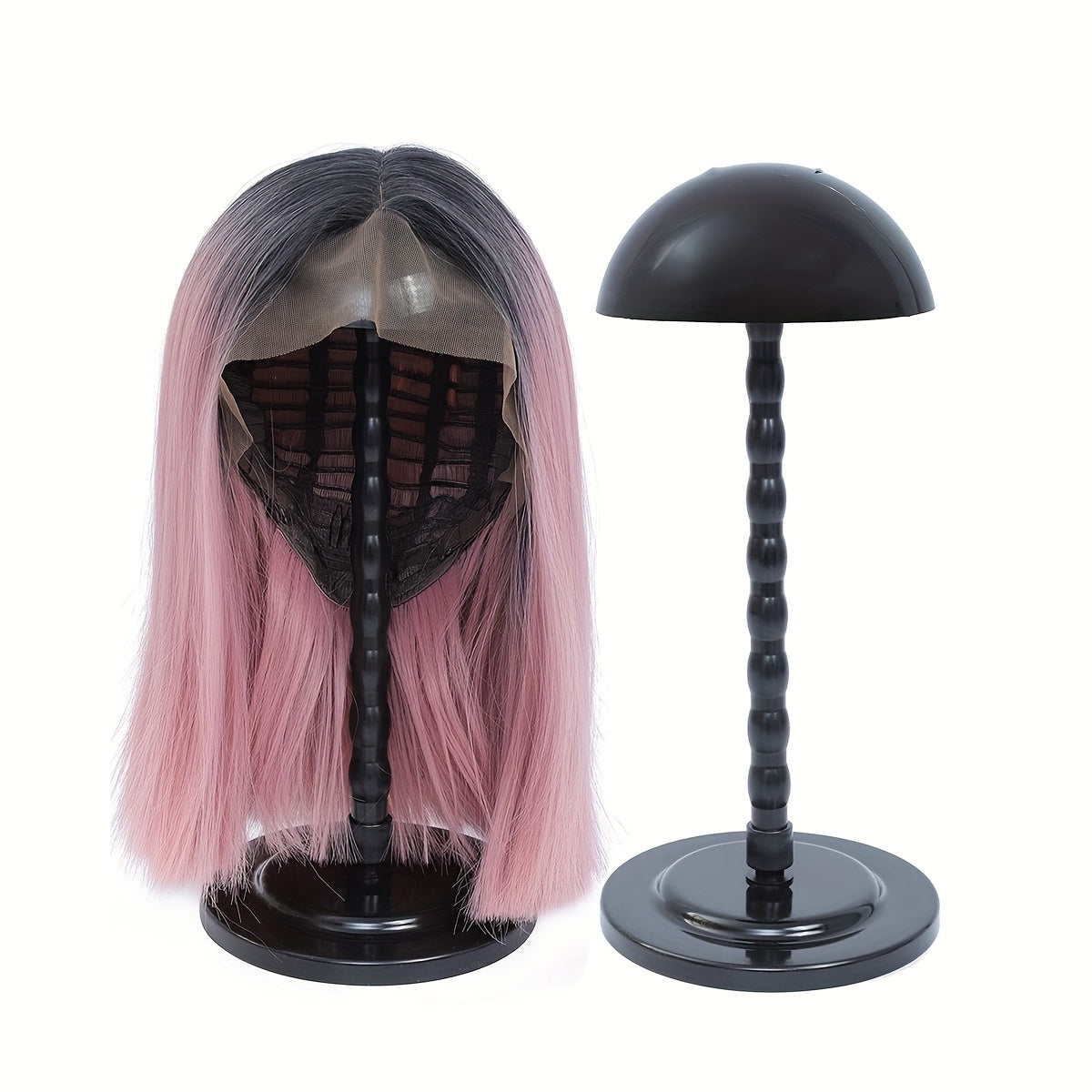 Wig & Hat Display Stands Mushroom Bracket Plastic Portable