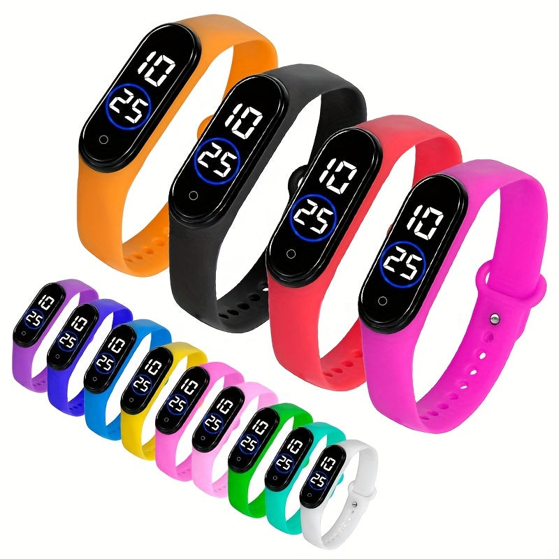 LED Touch Control Sports Electronic Watch