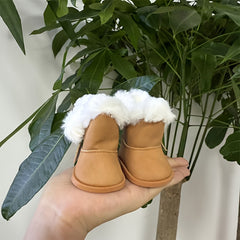 Winter Snow Boots for Dolls Canvas Shoes with Accessories