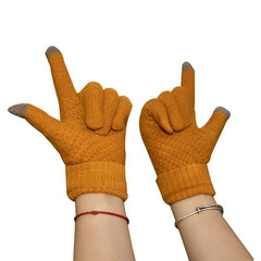 Thick Warm Knitted Riding Gloves
