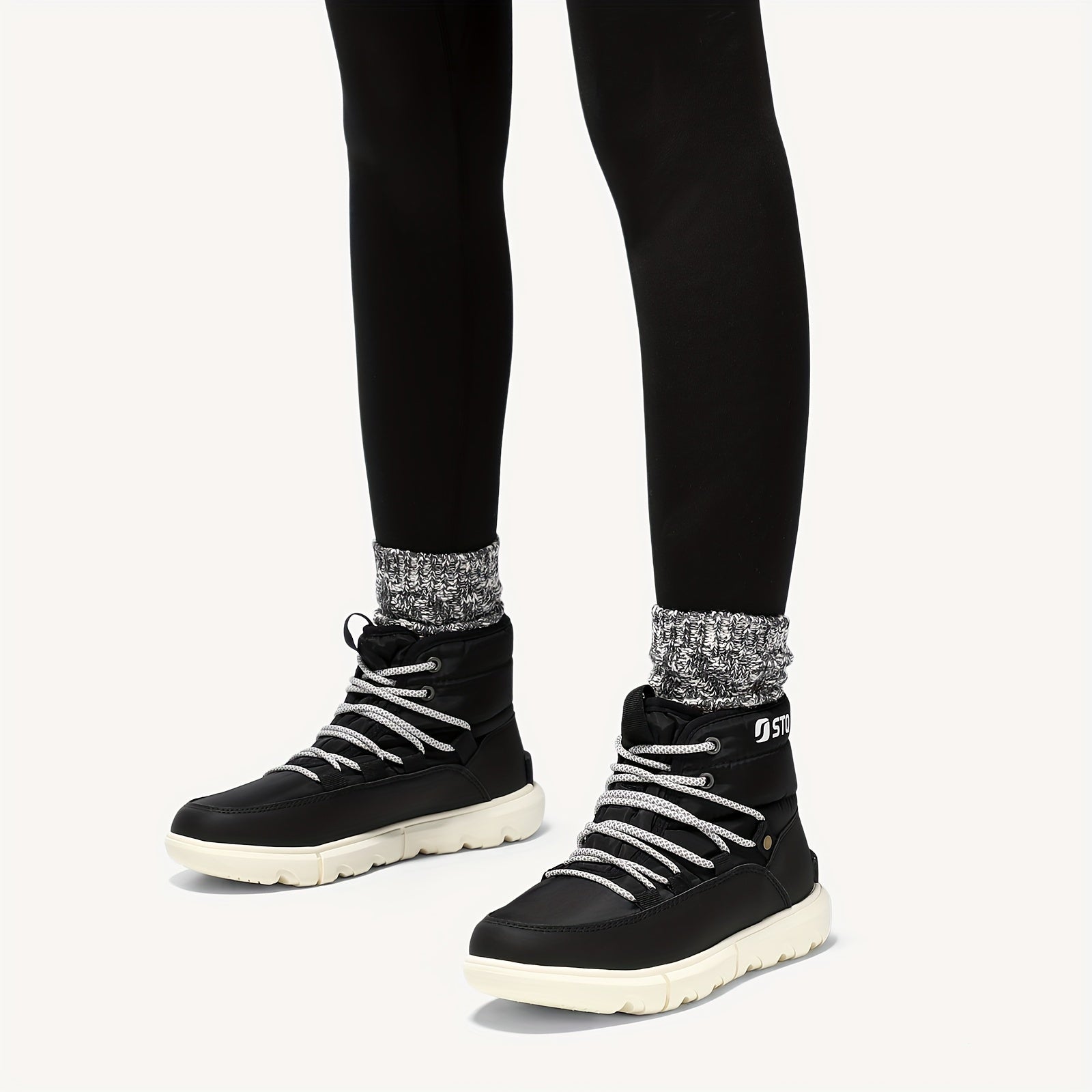 Women's Winter Snow Boots Non-Slip Lightweight Warm Ankle Boots