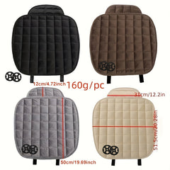 Car Seat Cushion With Non Slip Bottom & Storage Pouch