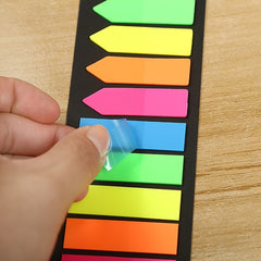 Fluorescence Colour Paper Memo Pad Sticky Notes Bookmark Marker