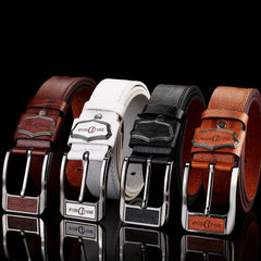 Classic Unisex PU Leather Belt Punk Solid Jeans Pants Belt