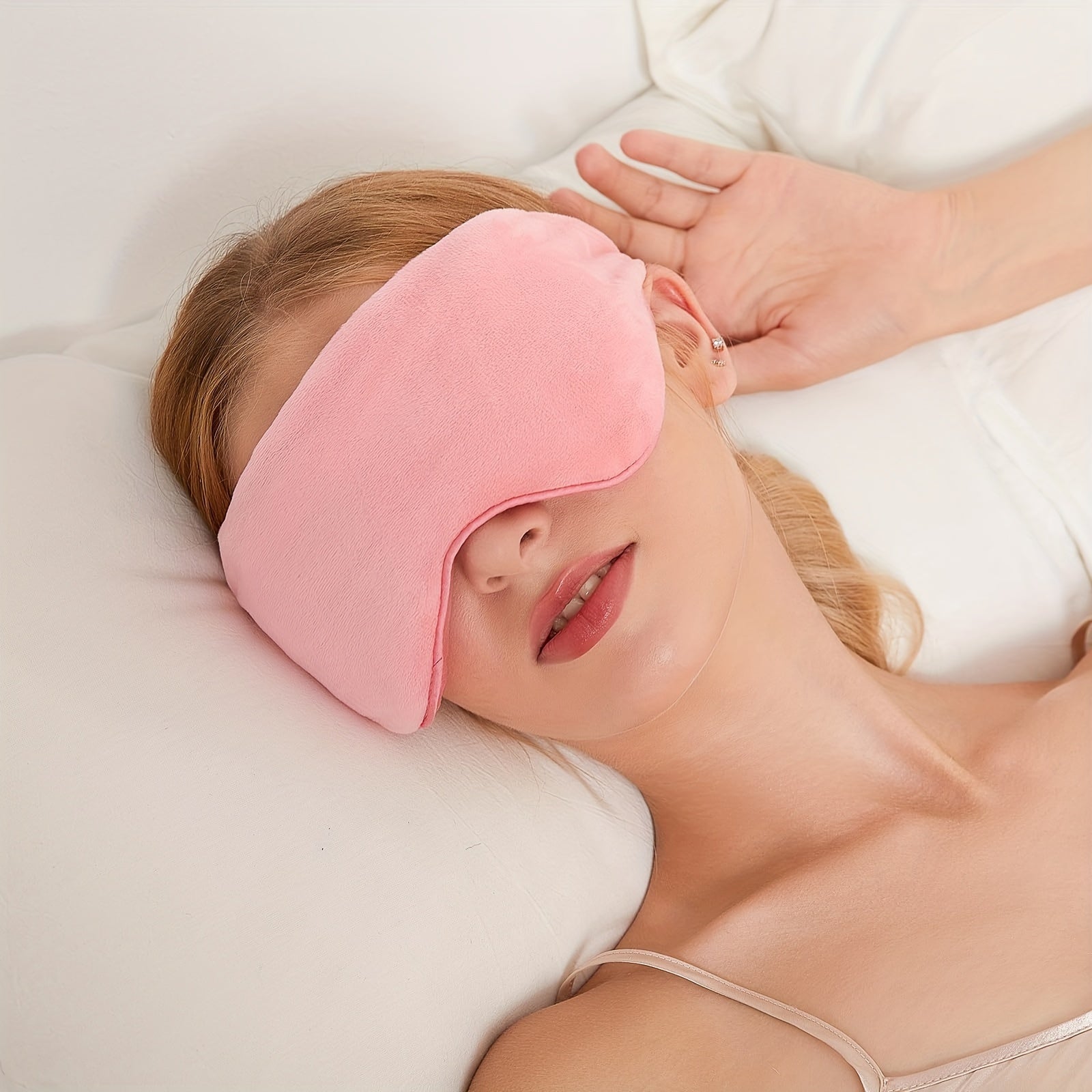 Adjustable Soft Eye Mask Blackout Blindfold for Travel Rest Nap Yoga