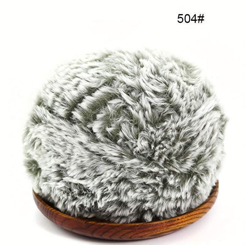 Soft Polyester Feather Fur Yarn for DIY Knitting Crocheting
