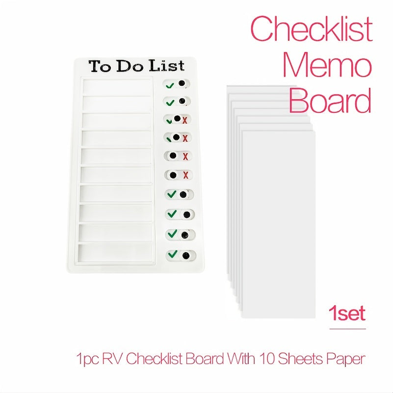 Blank To-Do Checklist Board - Set Up Your To-Do List Check Board