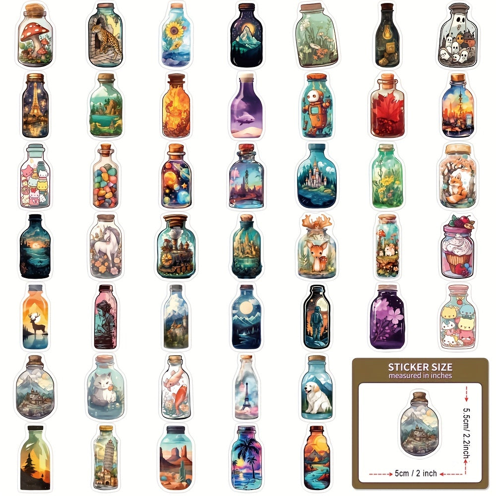 50 pcs Waterproof Stickers Pack for Hydroflasks Laptops Phones