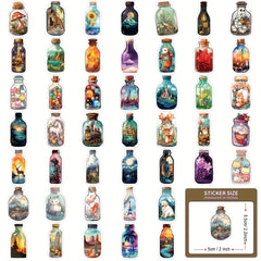 50 pcs Waterproof Stickers Pack for Hydroflasks Laptops Phones