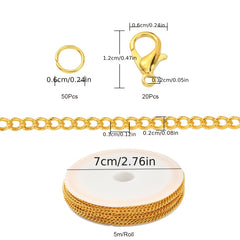 Iron Chain Lobster Clasp for Necklaces