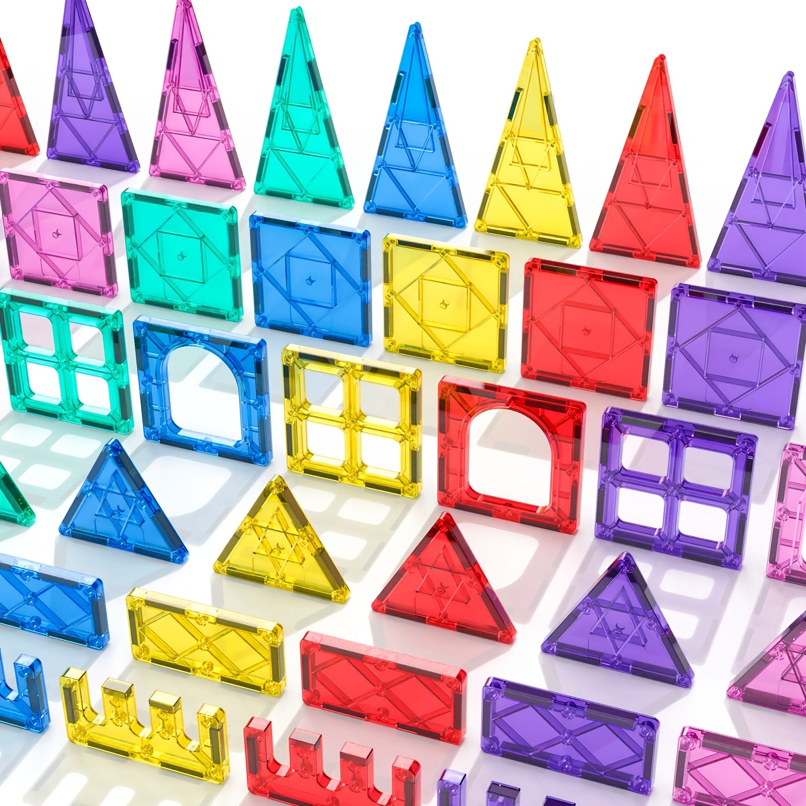 86pcs Ceramic Tile Building Kids Toys 3D Block Building Set