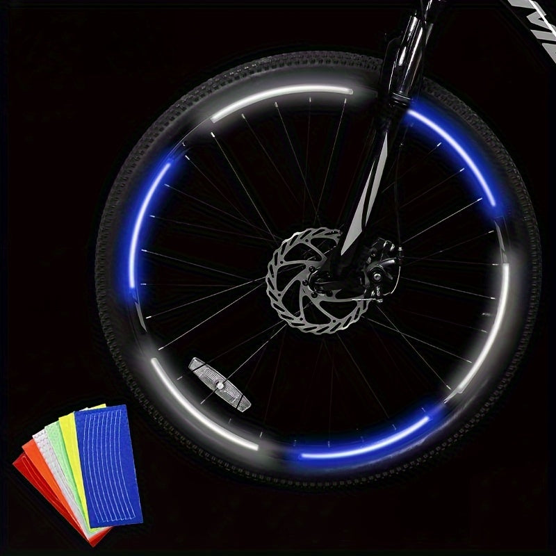 5pcs Bike Wheel Reflective Stickers Cycling Accessories