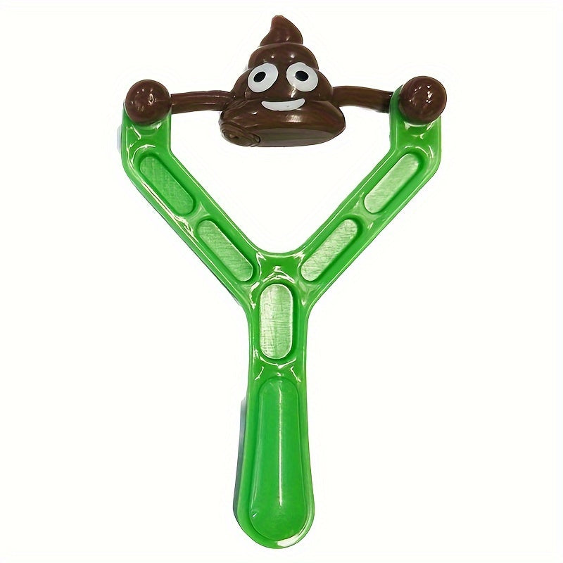 Smile Poop Slingshot Toy - Stress Relief and Party Game