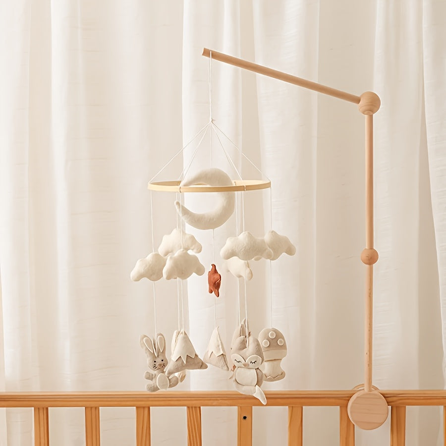 Felt Animal Baby Crib Mobile for Nursery Decor
