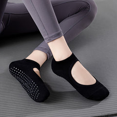 Backless Yoga Socks Non-slip Fitness Dance Socks