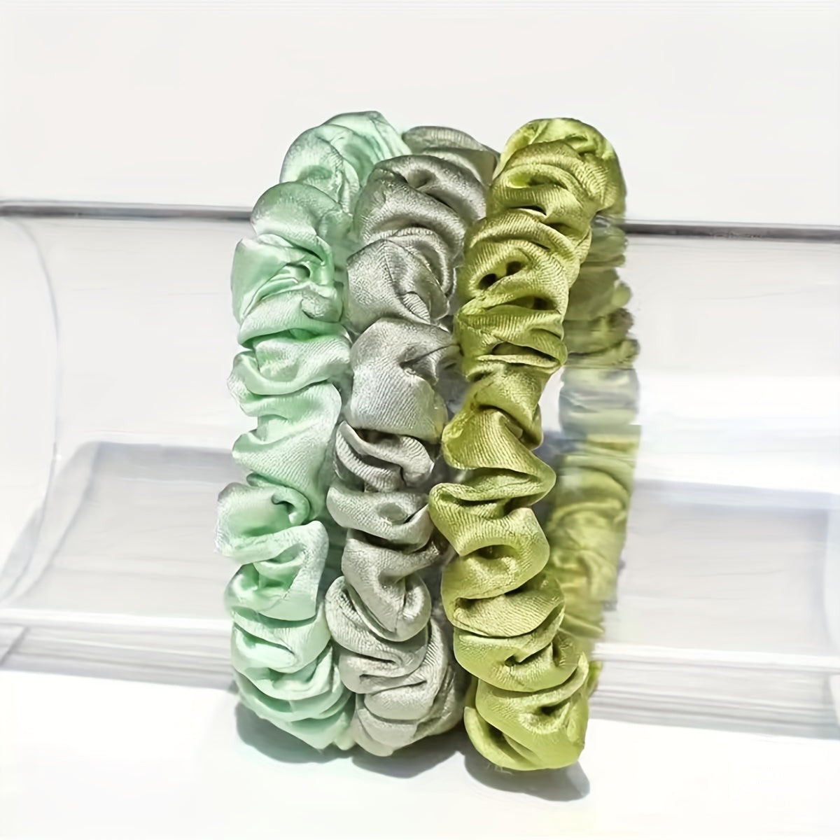 40PCS Satin Silky Hair Tie Elastic Scrunchie Ponytail Hair Rope