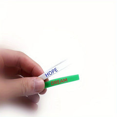 Inspirational Silicone Bracelet Elastic Band Sports Wristband