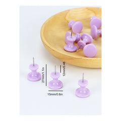 35pcs Multifunctional Macaron I-shaped Nails Office Supplies