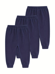 3Pcs set 0-24 Months Soft Cotton Baby Pants