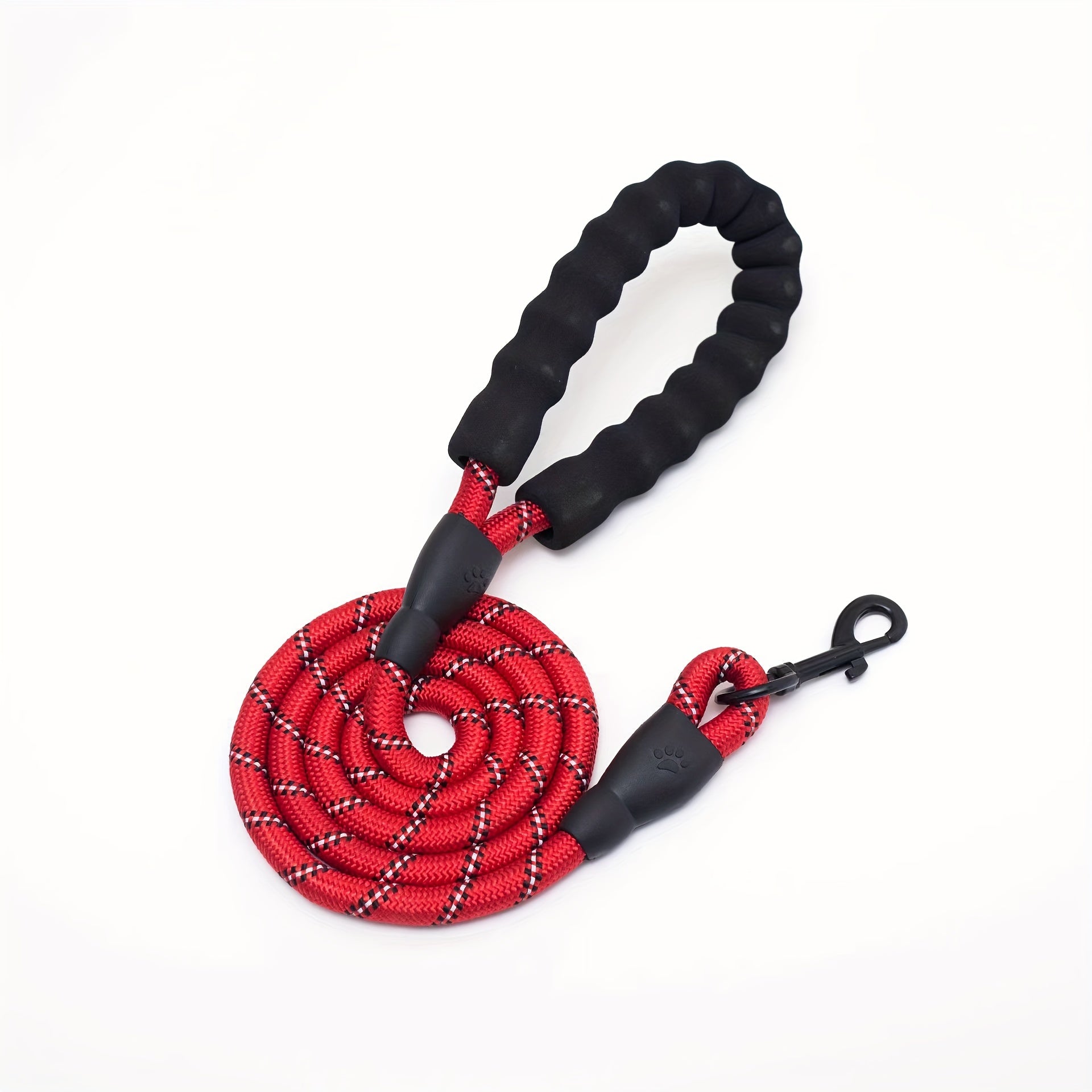 Reflective Dog Leash with Padded Handle for Strong Dogs